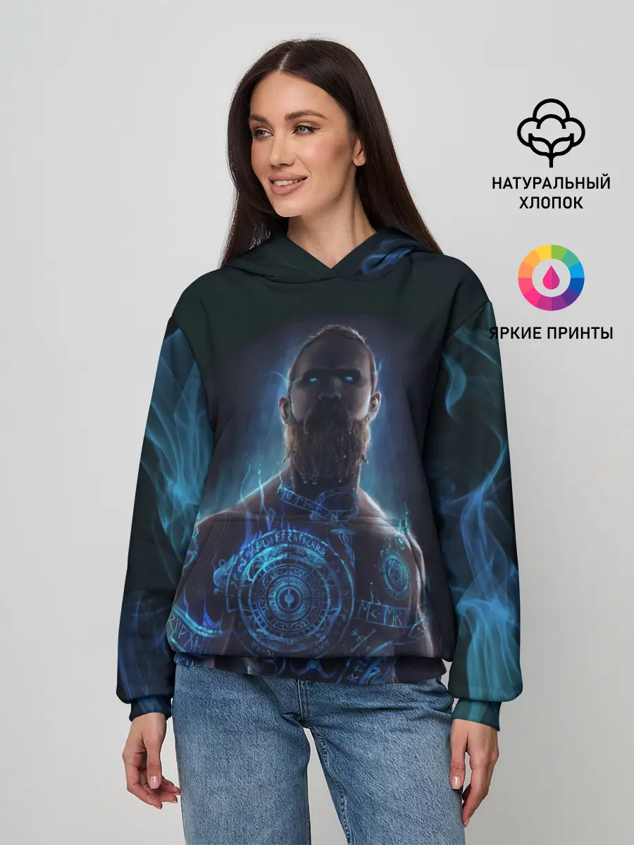 Женское худи / Baldur (God of War)