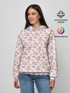Женское худи / Морские свинки с клубникой