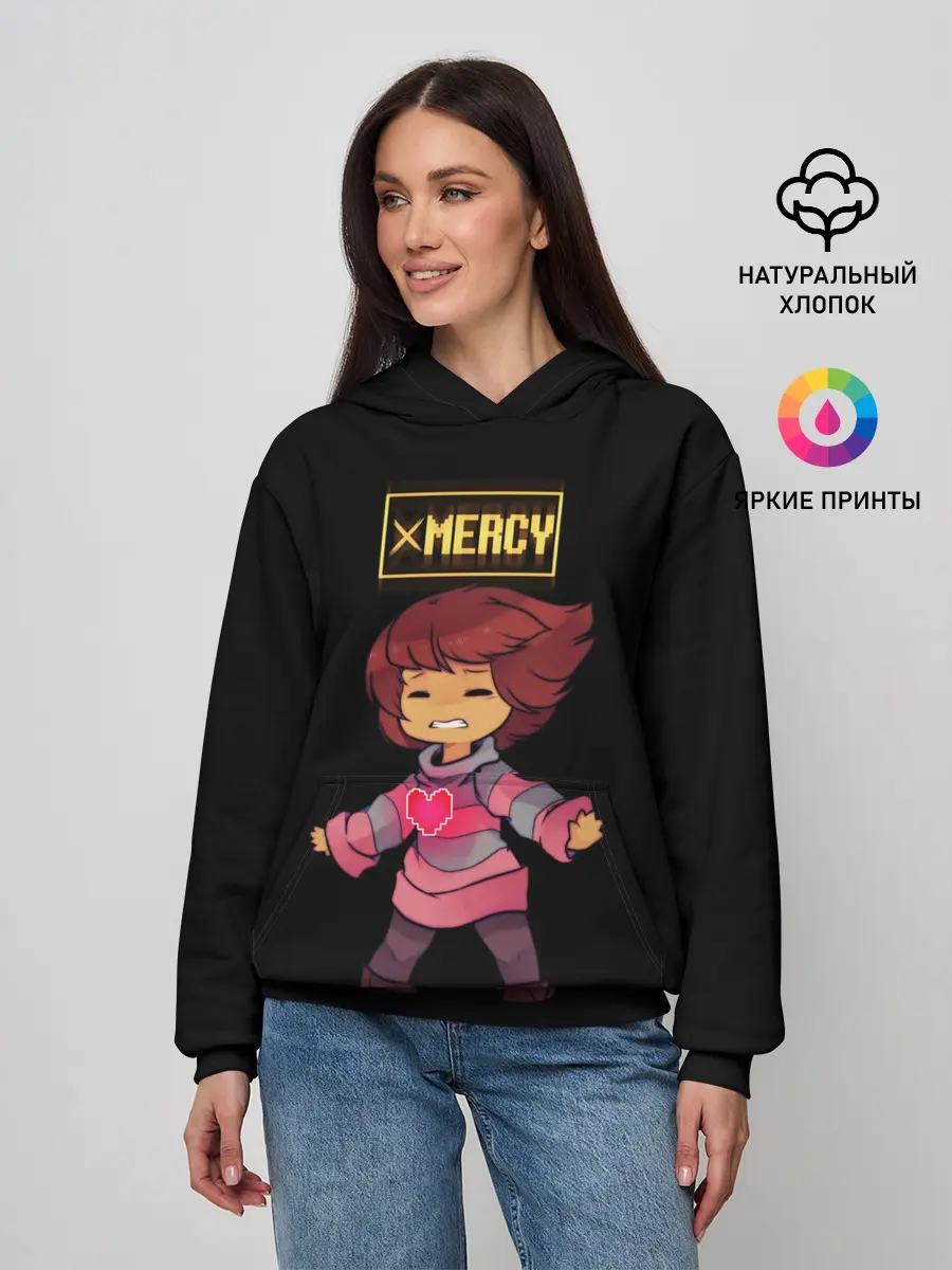 Женское худи / UNDERTALE FRISK