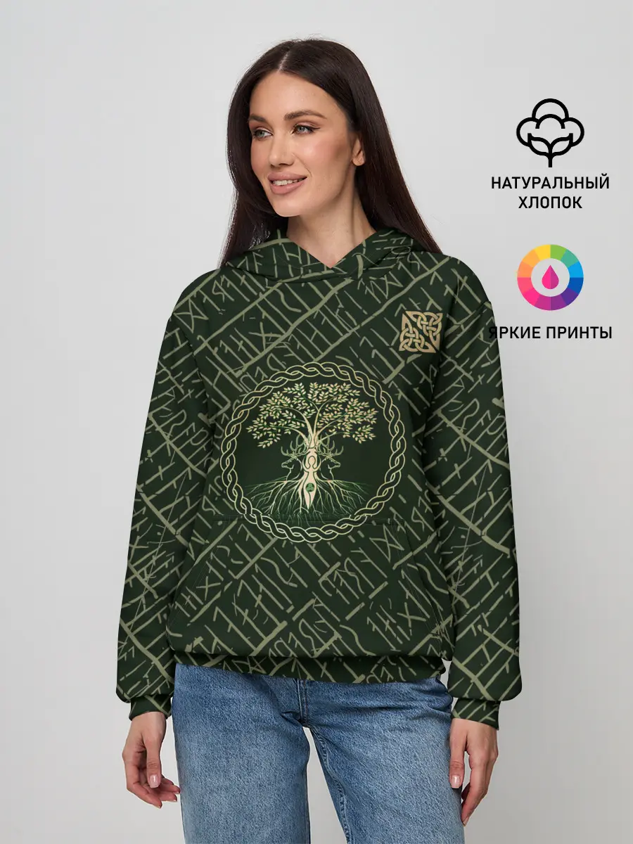 Женское худи / Дерево жизни