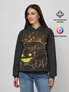 Женское худи / My Neighbor Totoro оранжевый кот