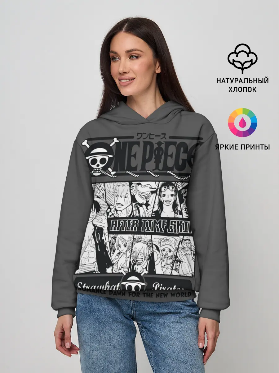 Женское худи / Манга One Piece