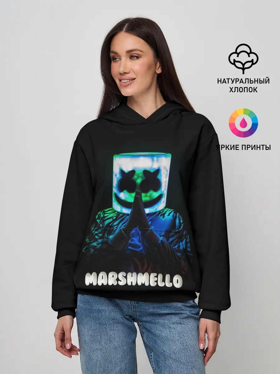 Женское худи / Marshmello