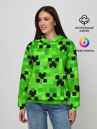 Женское худи / MINECRAFT | МАЙНКРАФТ