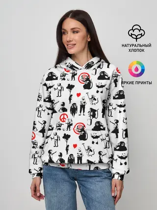 Женское худи / Banksy