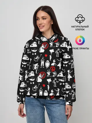 Женское худи / Banksy