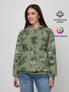 Женское худи / Камуфляж с котиками