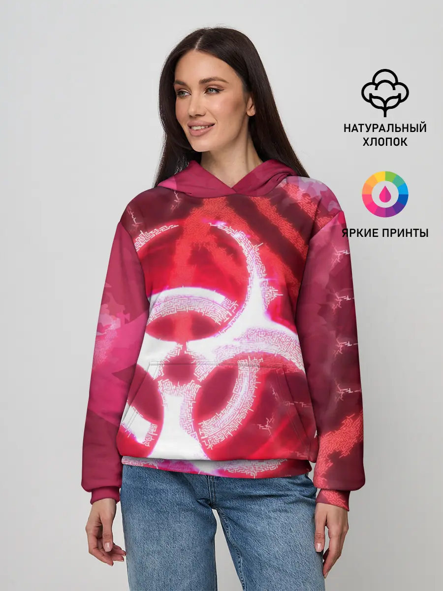 Женское худи / Plague Inc LB (Oko)
