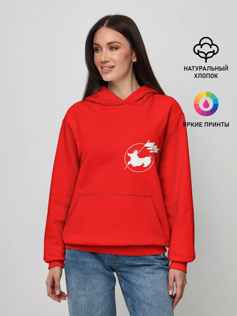 Женское худи / Корги
