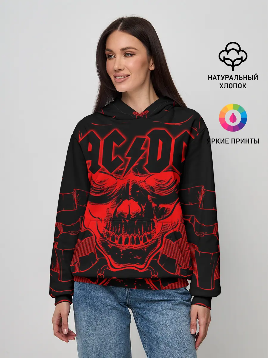 Женское худи / AC/DC