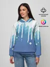 Женское худи / Пиксельные сливки
