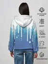 Женское худи / Пиксельные сливки