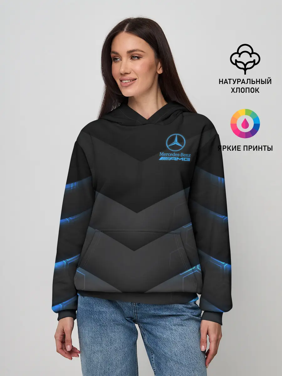 Женское худи / MERCEDES-AMG | МЕРСЕДЕС