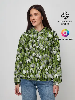Женское худи / Подснежники