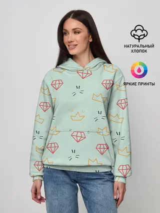 Женское худи / Алмазный арт