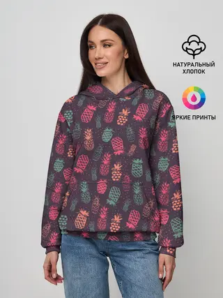 Женское худи / Ананасовый экспресс