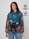 Женское худи / ЪУЪ Молнии