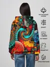 Женское худи / СТОЛКНОВЕНИЕ ПЛАНЕТ
