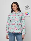 Женское худи / Фламинго.