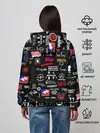 Женское худи / ЛОГОТИПЫ РОК ГРУПП | PATTERN (Z)
