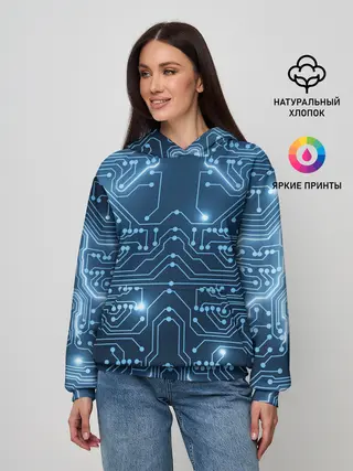 Женское худи / Системная плата
