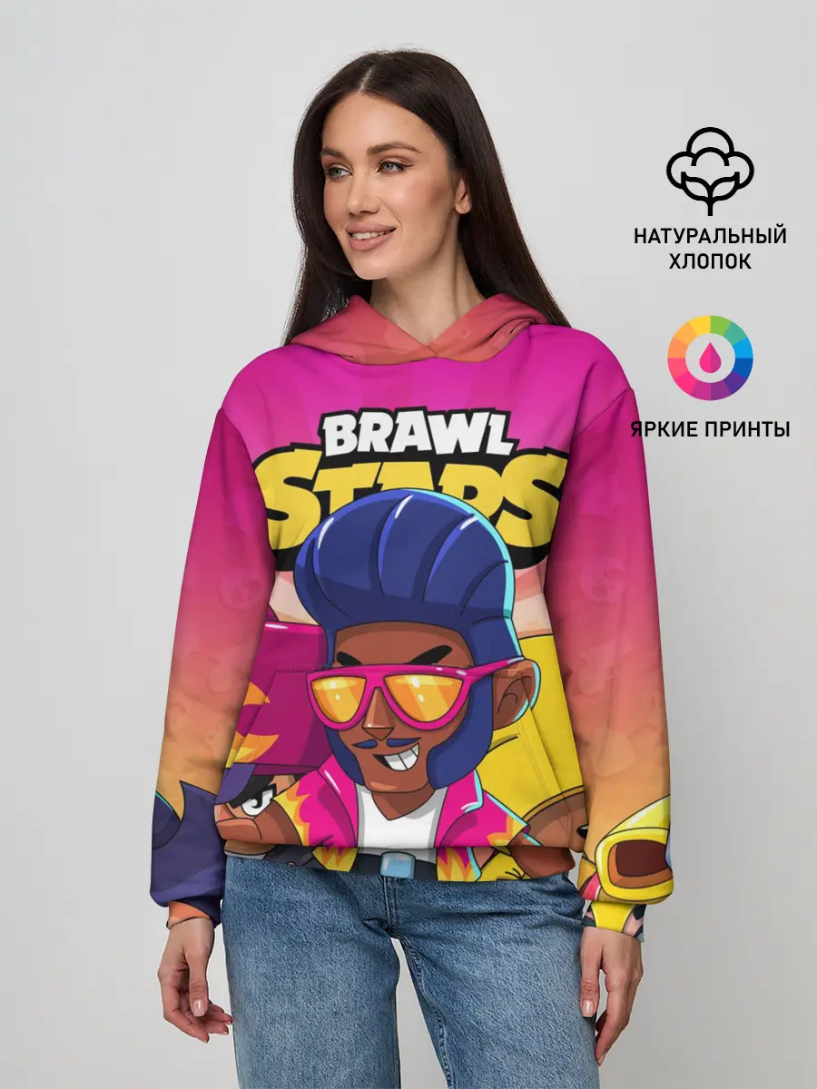 Женское худи / BRAWL STARS BROCK
