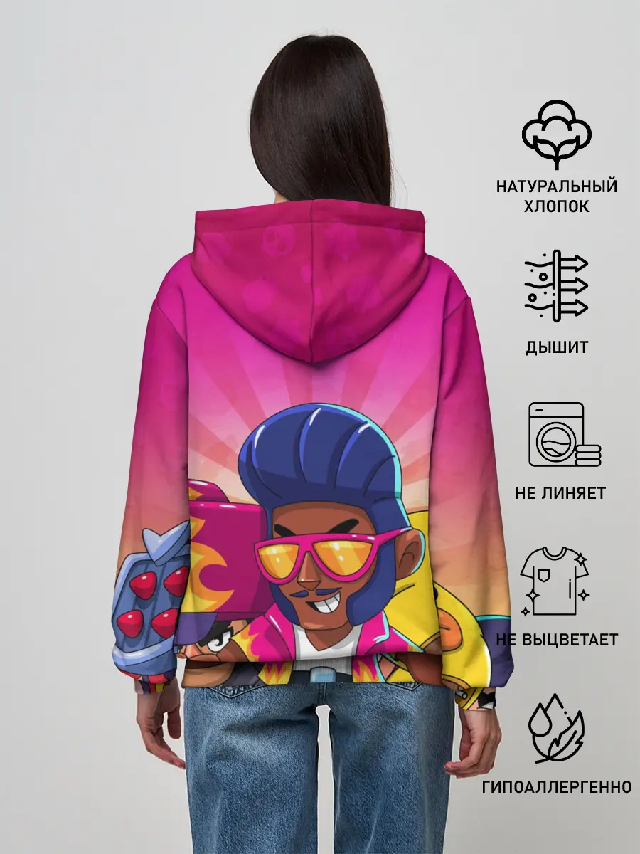 Женское худи / BRAWL STARS BROCK