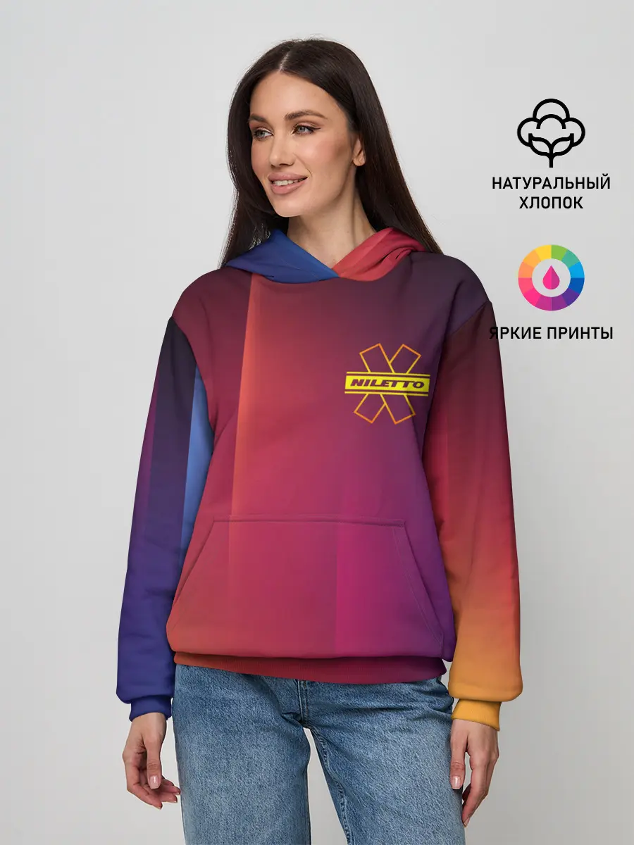 Женское худи / NILETTO LOGO | НИЛЕТТО ЛОГО (Z)