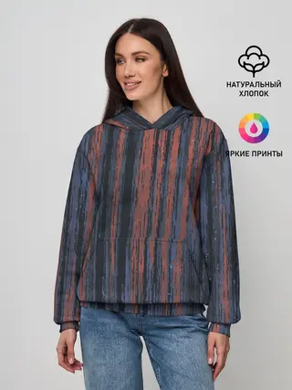 Женское худи / Абстрактный узор