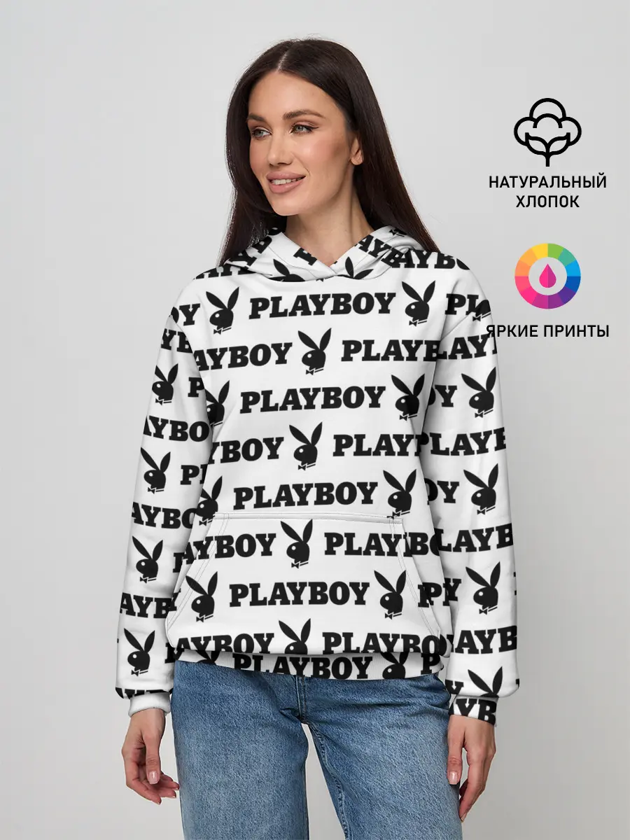 Женское худи / PLAYBOY | ПЛЕЙБОЙ (Z)