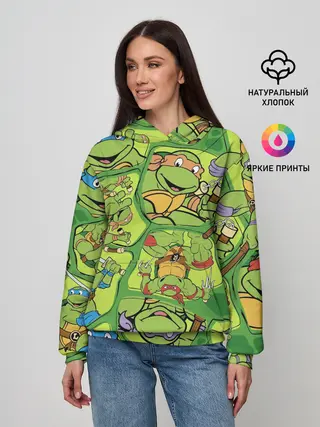 Женское худи / Teenage Mutant Ninja Turtles