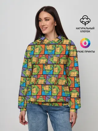 Женское худи / Teenage Mutant Ninja Turtles