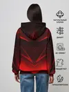 Женское худи / GEOMETRY STRIPES | КРАСНАЯ ГЕОМЕТРИЯ