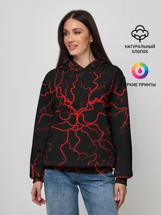 Женское худи / ЗАРАЖЁННАЯ МАСКА