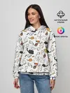 Женское худи / Котики.