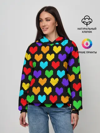 Женское худи / UNDERTALE HEART
