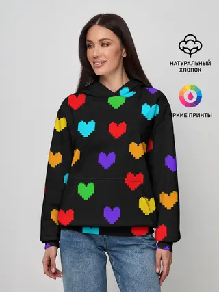 Женское худи / UNDERTALE HEART