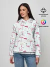 Женское худи / Фламинго