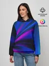 Женское худи / НЕОНОВЫЕ ВОЛНЫ | NEON STRIPES