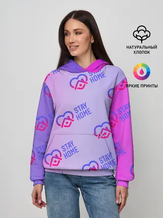 Женское худи / Оставайтесь дома