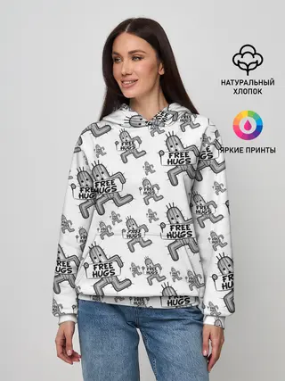 Женское худи / FREE HUGS