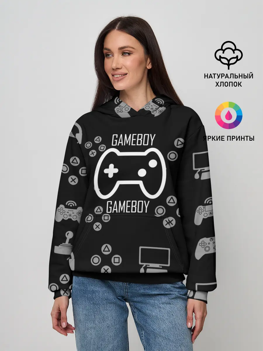 Женское худи / GameBoy | PlayBoy
