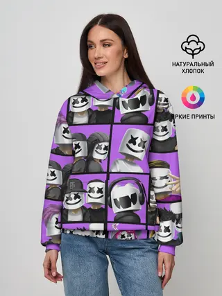 Женское худи / Marshmello Style
