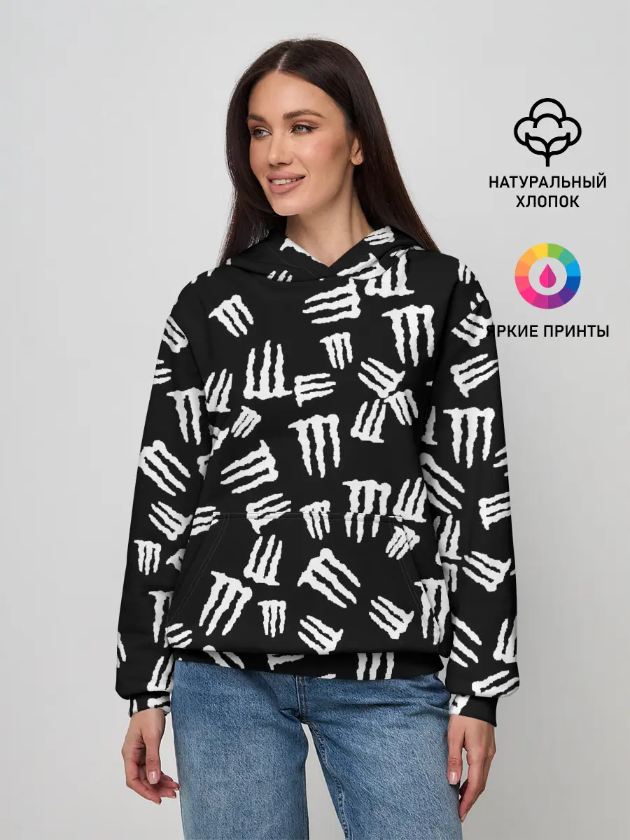 Женское худи / MONSTER ENERGY (Z)