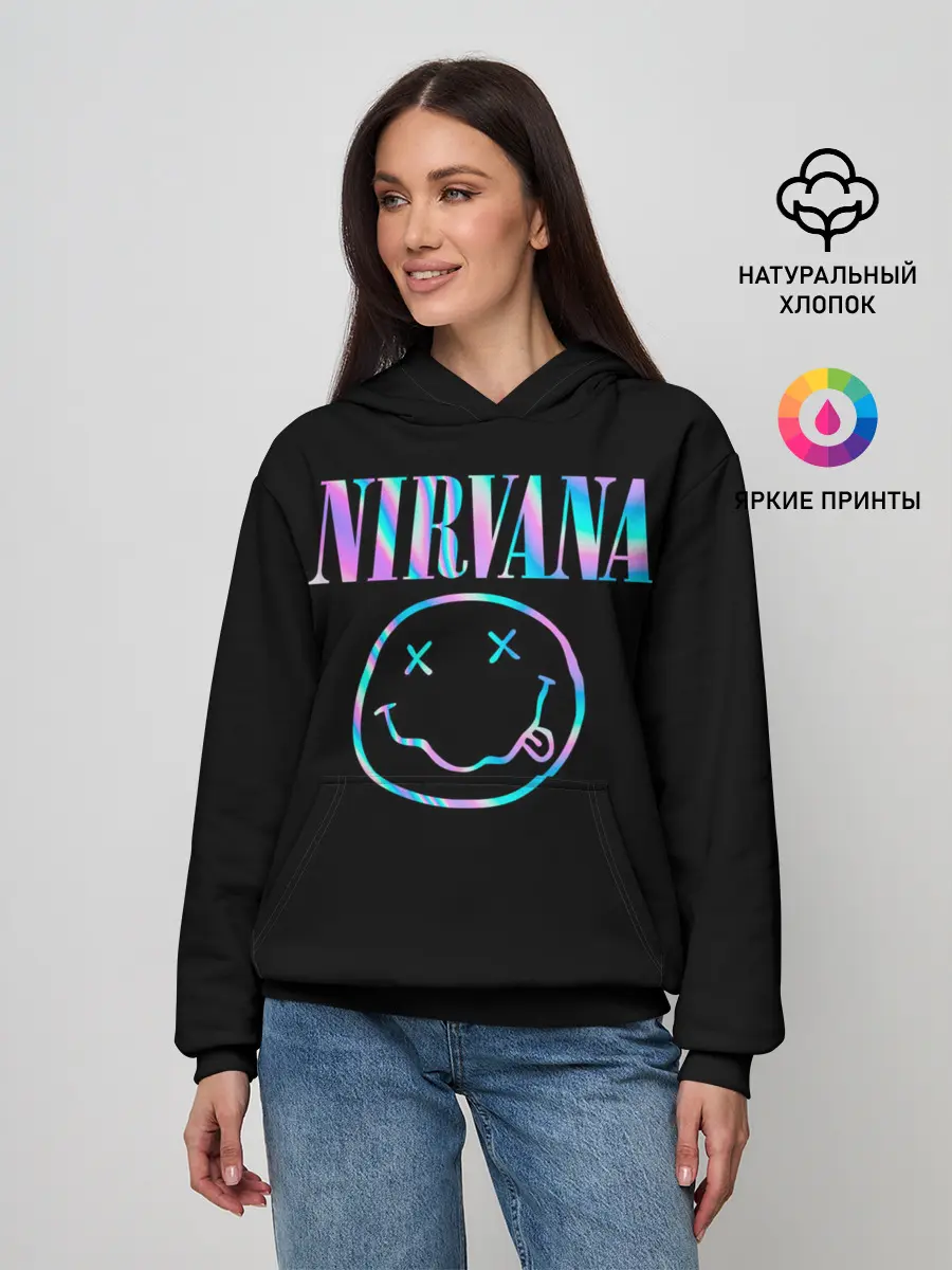 Женское худи / Nirvana(Спина)