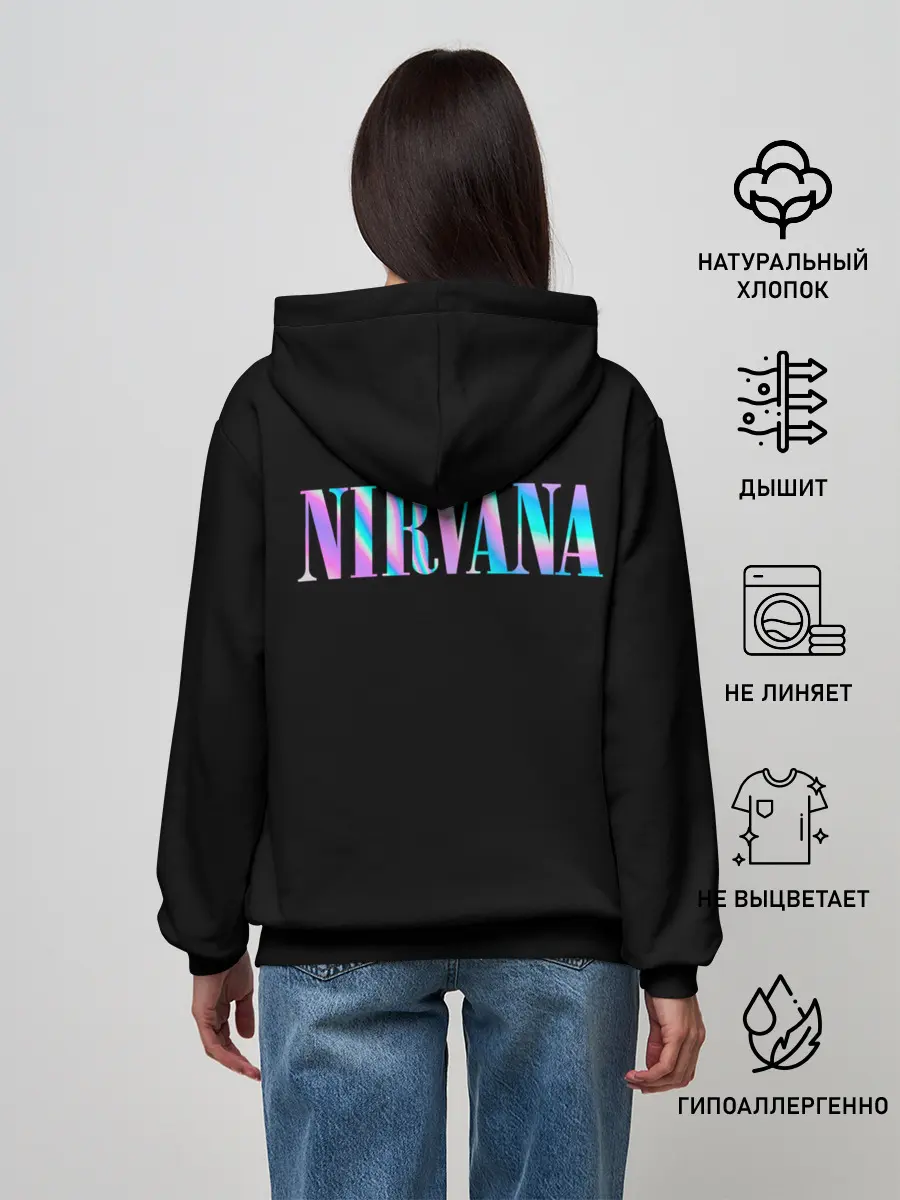 Женское худи / Nirvana(Спина)
