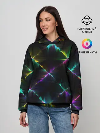 Женское худи / НЕОНОВАЯ ТЕКСТУРА