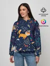 Женское худи / Звери природа индейцы этно