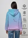 Женское худи / чайки птицы полет градиент