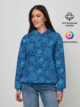 Женское худи / Узоры Природы